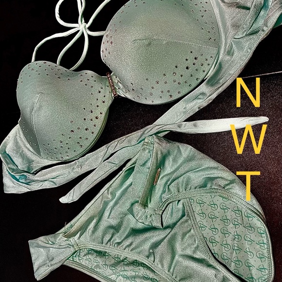 Teal Victoria’s Secret bikini - Picture 2 of 2